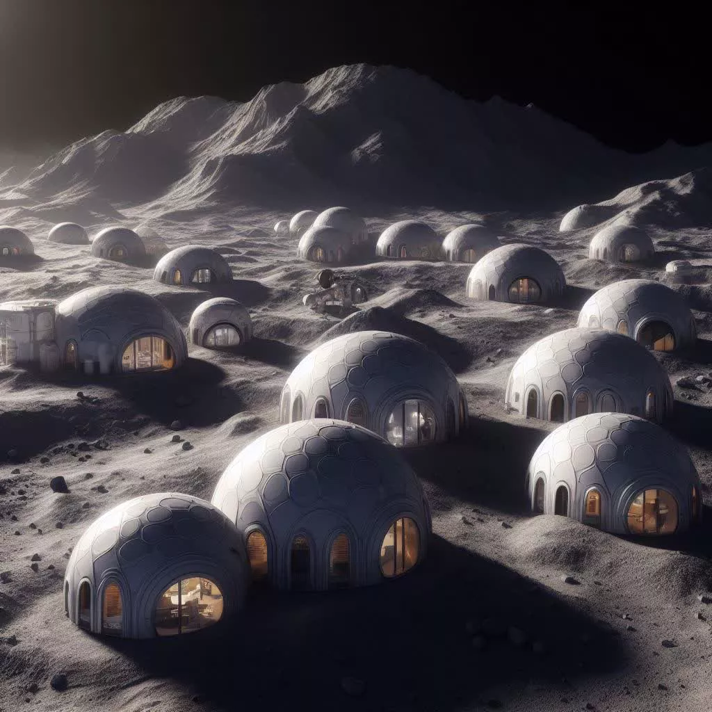 NASA astronotlar ve siviller için 3D baskılı ay evleri için 2040'ı hedefliyor