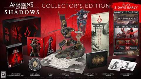 assassins creed shadows collectors edition on siparisleri gamestopa ozel olarak yayinda 1en8ueIY
