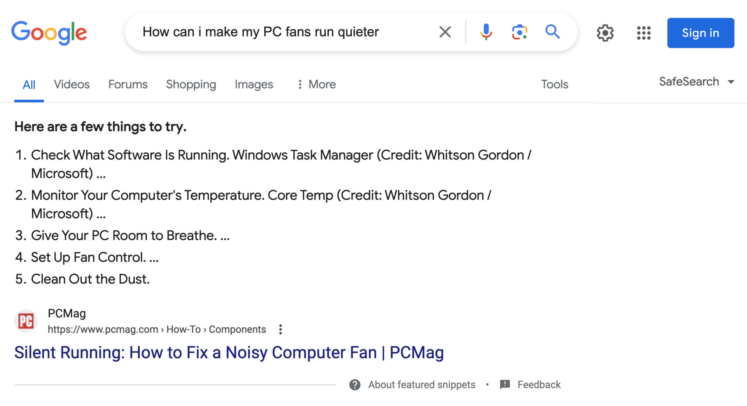google arama sonuclarindaki yararsiz yapay zeka genel bakislarini ortadan kaldirmanin alti yolu 1 yZU9yLqz