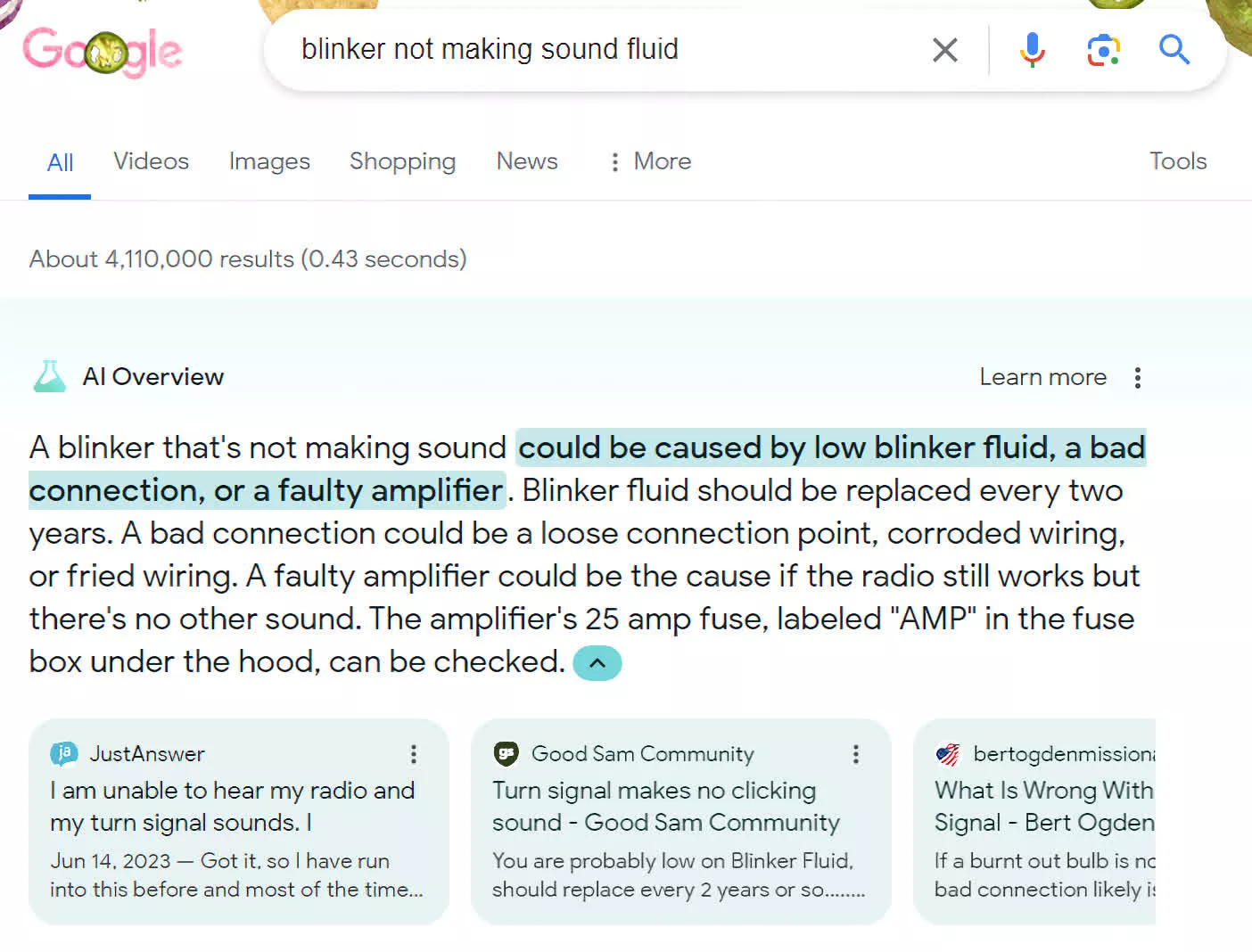 googlein ai genel bakislari size berbat yanitlar vermek icin berbat bilgi kaynaklari kullaniyor 0 5zlW4ZWC