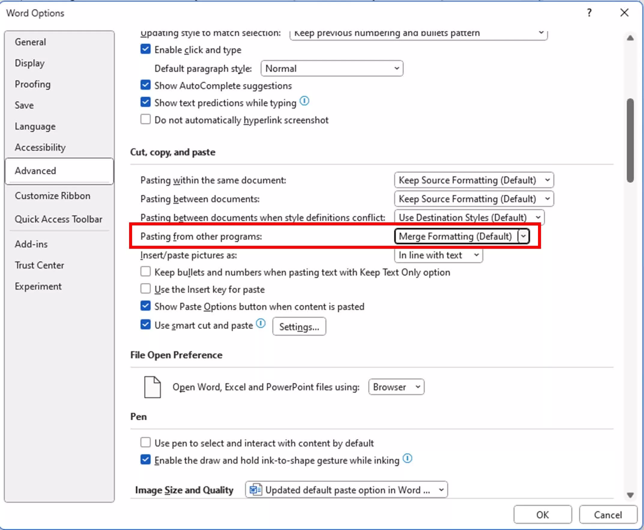 microsoft worde yapistirmak artik varsayilan olarak bicimlendirmenizi bozmuyor 1 Q6SIDEds