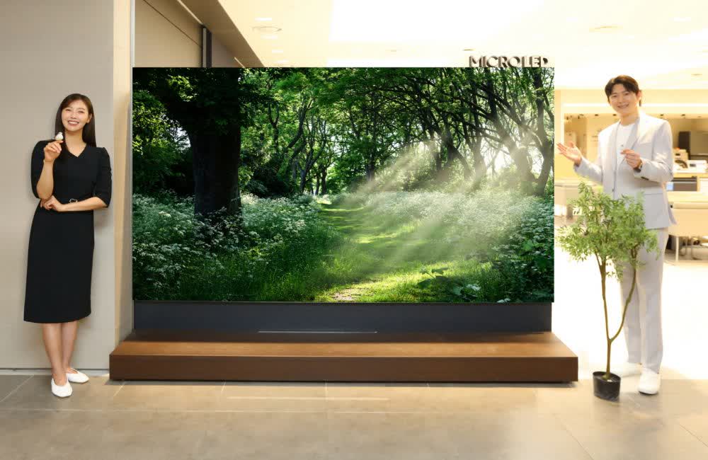 samsung 114 inc mikro led tvyi o kadar pahali bir sekilde piyasaya suruyor ki jFuISc5q