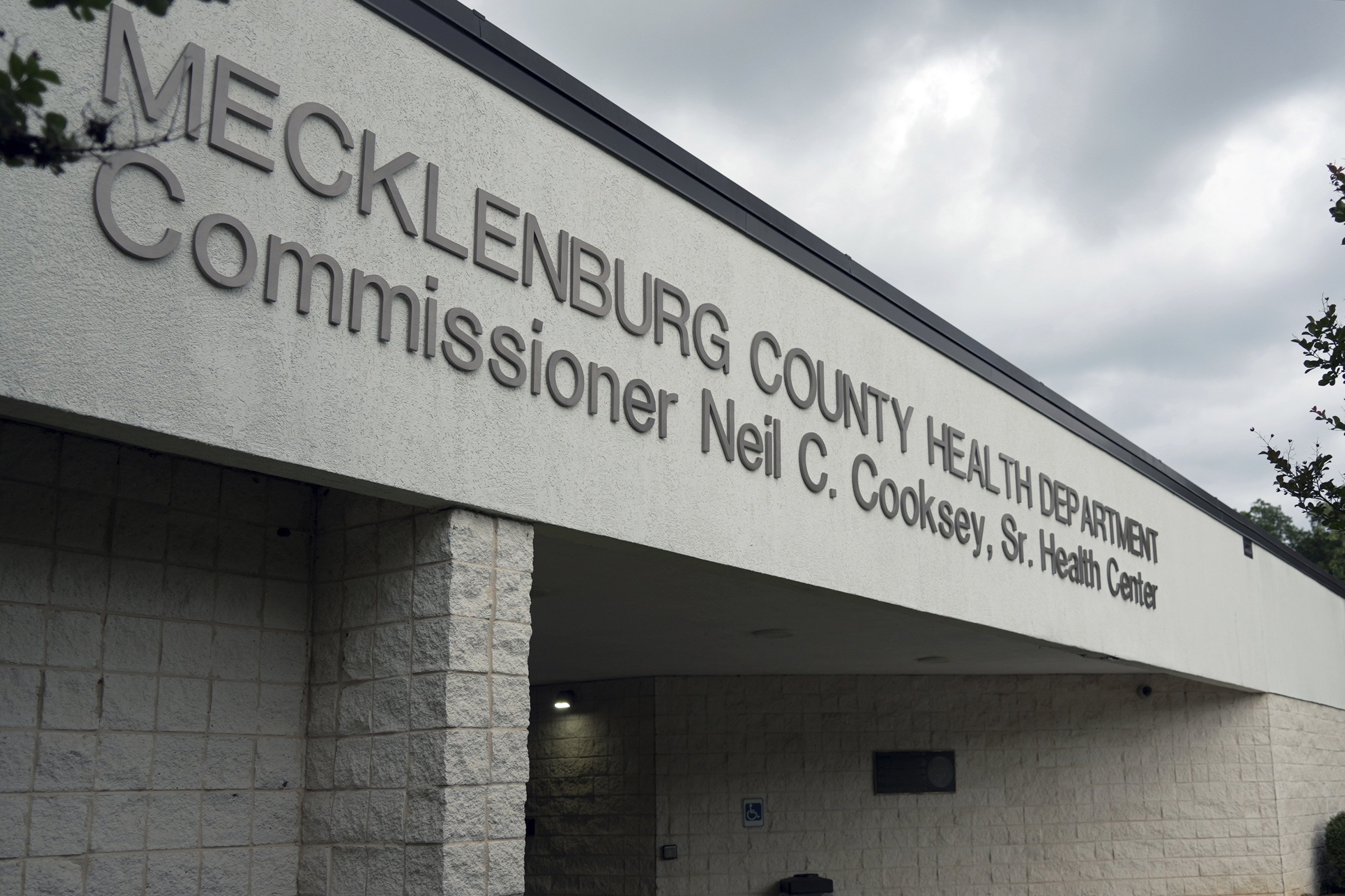 The Mecklenburg County Health Department office in Charlotte, North Carolina,...