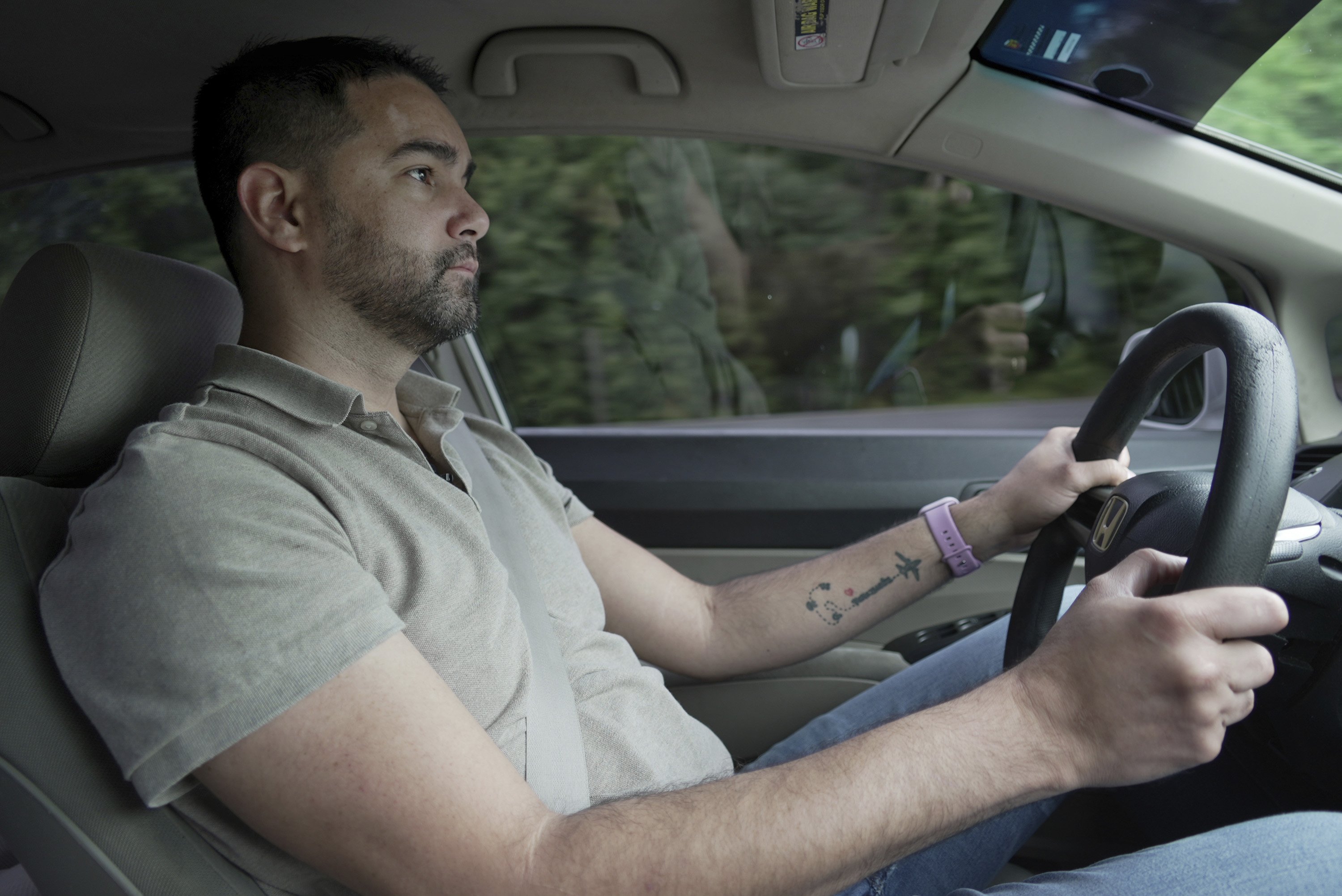 Fernando Hermida drives to Orlando, Florida, to attend a medical...