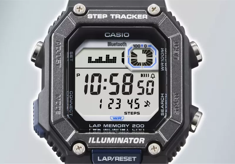 Casio, bu retro tarzı kol saatine bir adım izleyici yerleştirdi 20 casio bu retro tarzi kol saatine bir adim izleyici yerlestirdi snE8YX98