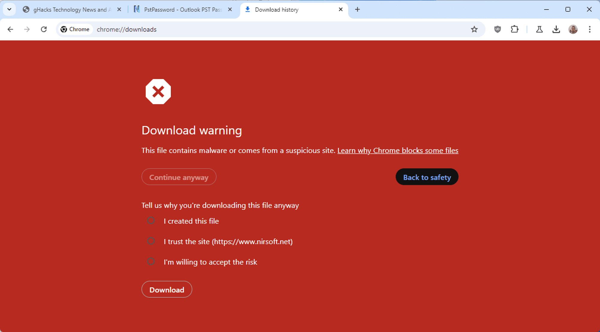 chrome yakinda riskli indirmeler icin tam sayfa uyarilar gostermeye baslayacak 0 kyONAeu4