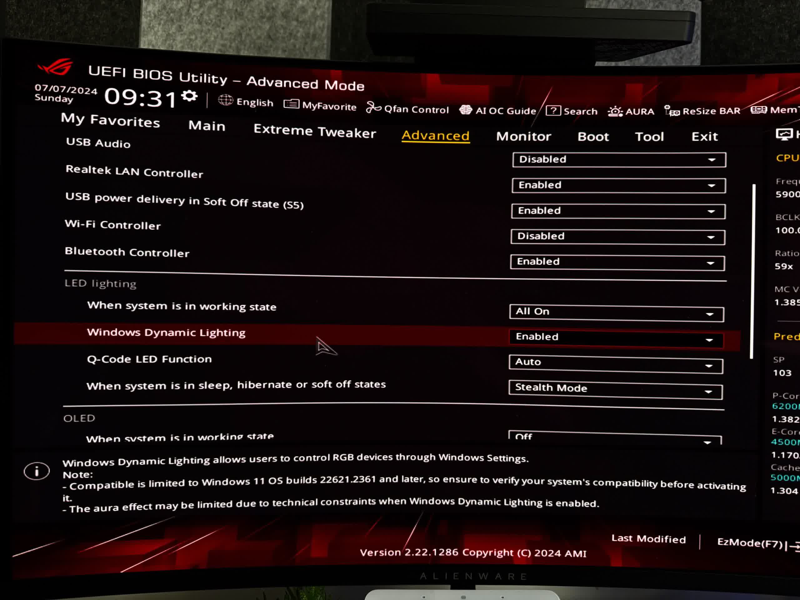yeni asus beta biosu windows rgb kontrolleri icin destek ekliyor 0 jzc9k5KR