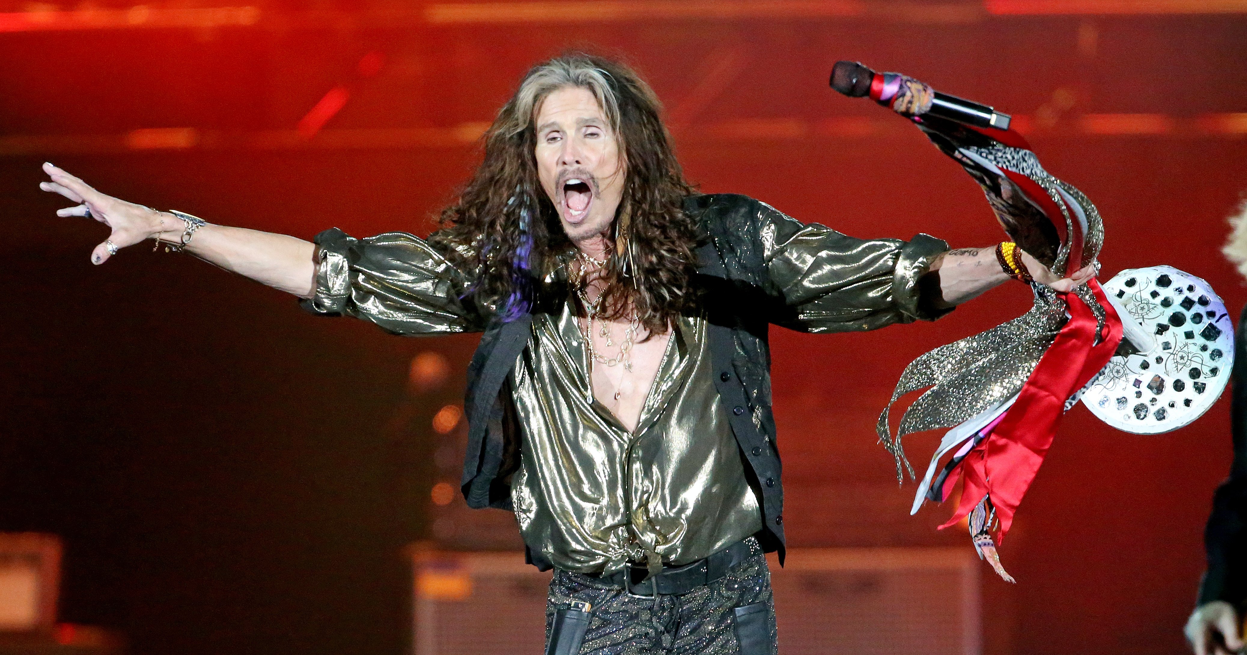 BOSTON, MA – September 8: Steven Tyler of Aerosmith performs...
