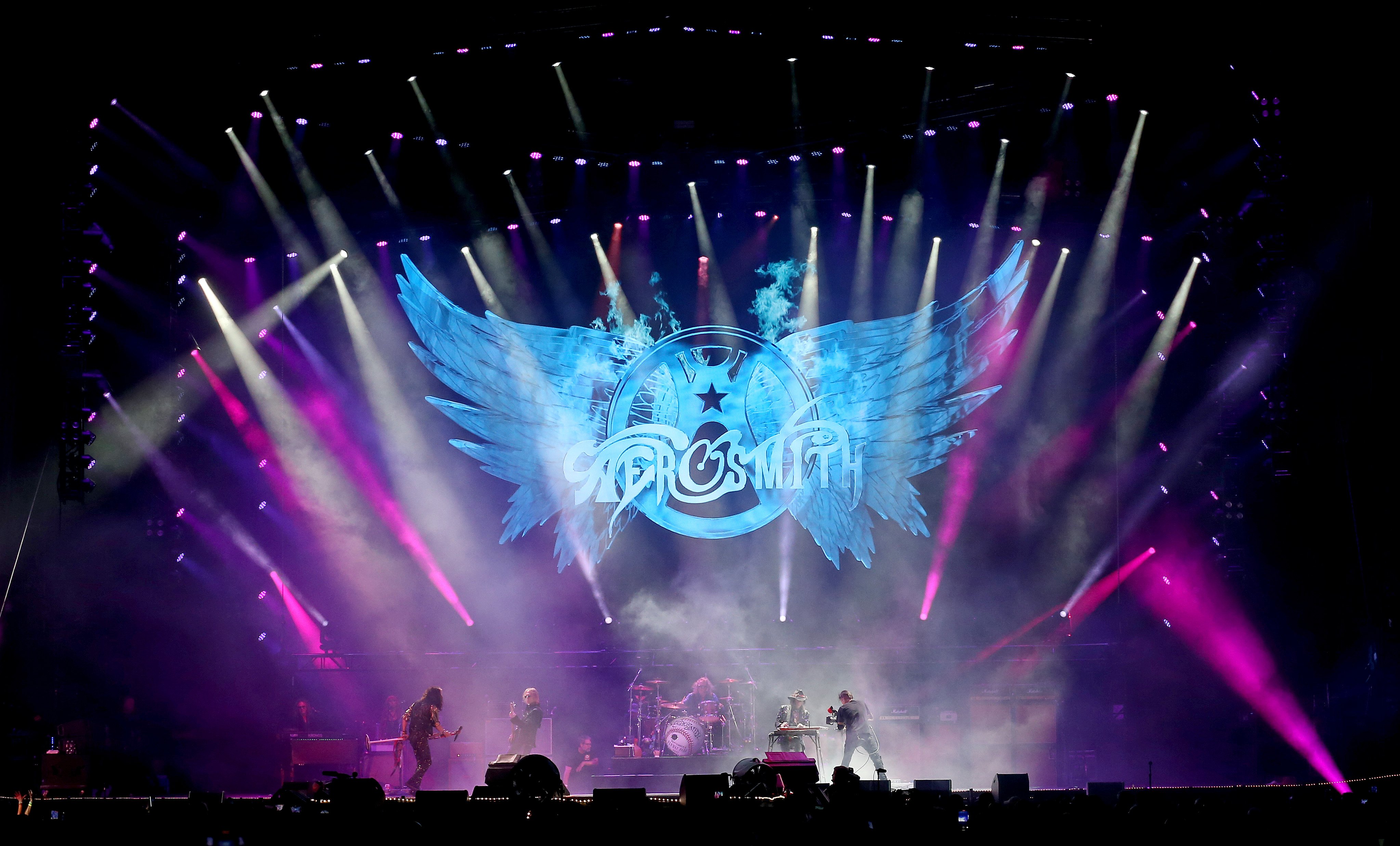 BOSTON, MA – September 8: Aerosmith performs at Fenway Park...